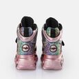 Classic Sneaker High vegan, pink glitter  