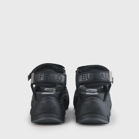 Binary 0 Men sandales véganes, noir