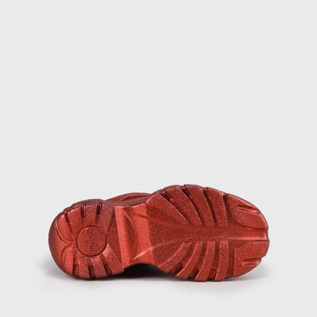 Classic Chunky Sneaker Glitter Rot