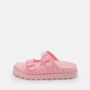 Eve Sol platform sandals vegan, baby pink