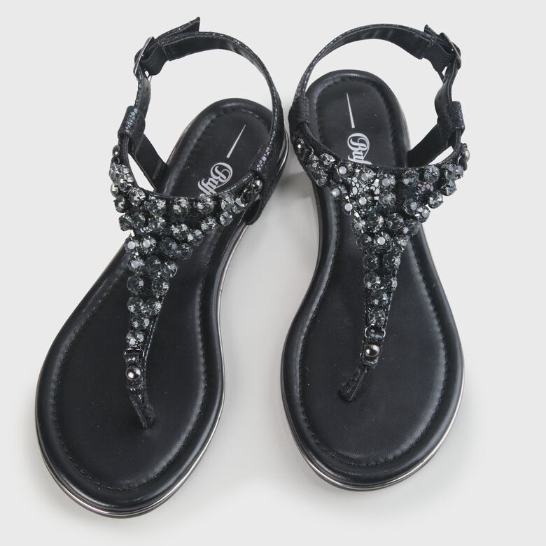 Rella vegan sandals, black