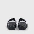 Javia Sandale Leder schwarz/weiß