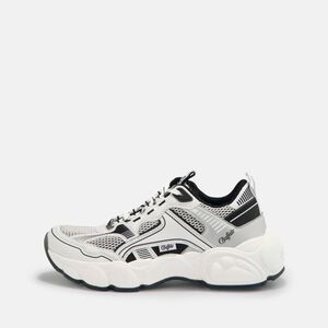 Cld Run Jog Sneaker Low vegana, blanco y negro