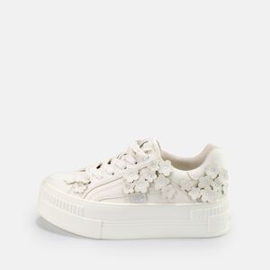 Paired Daisies sneakers vegane, bianche
