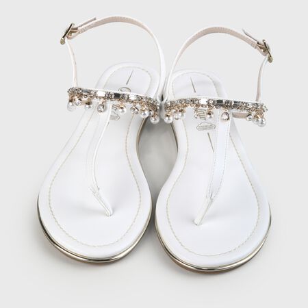 Rachel Pears vegan sandals, white