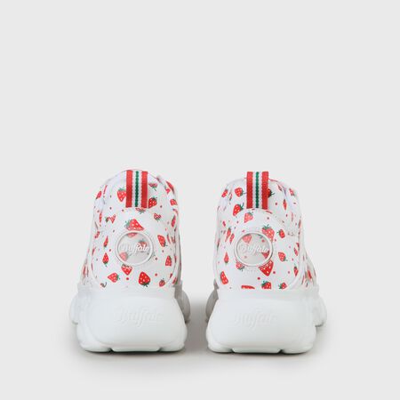 CLD Corin sneakers vegan, blanc/fraises