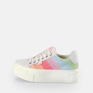 Paired Sneakers Low vegan, white/rainbow  