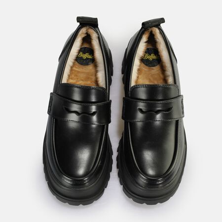 Aspha Loafer Warm Chaussures basses vegan, noir  