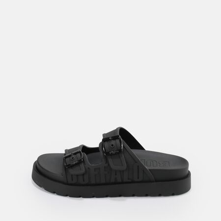 Eve Sol platform sandals vegan, black