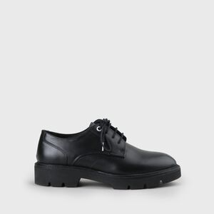 Fine Lace-Up Boot leather black