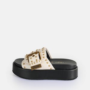 Noa Rock Slide Platform Sandals vegan, cream  