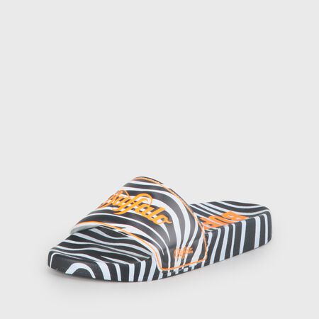 Rina Slide, black/white zebra