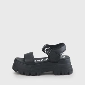 Jojo sandali con plateau vegan, nero