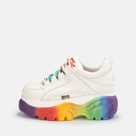 Classic Sneaker Low leather mit Regenbogen