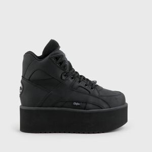 Rising Towers Low nubuck leather black