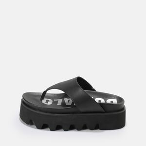 Perry Thong platform sandals vegan, black