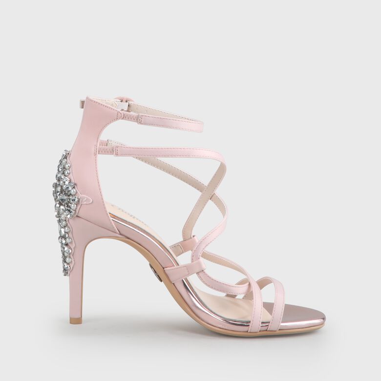 Claudia Ankle-Strap Sandal, pink