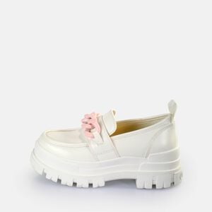 Aspha Chain Loafers vegan, white  