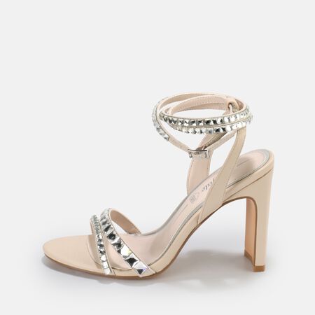 Jean Glam sandales véganes, blanc