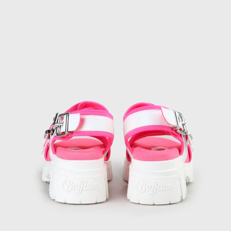 Jorja sandale blanc/rose fluo