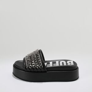 Noa Chain vegan sandal, black