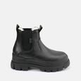 Aspha Chelsea vegan ankle boots, black