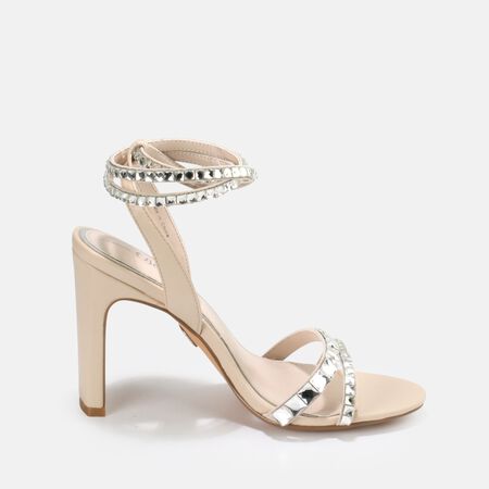 Jean Glam sandales véganes, blanc