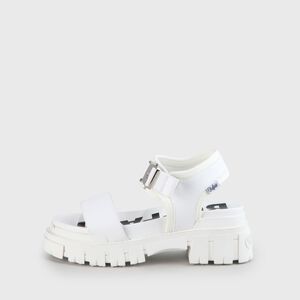 Jojo Platform sandal vegan, white