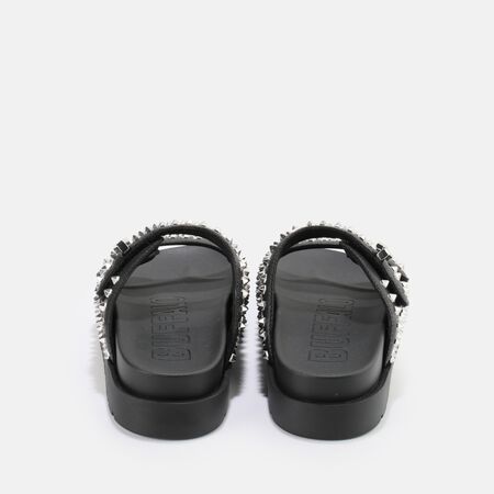 Eve Stud sandales à plateforme véganes, noir