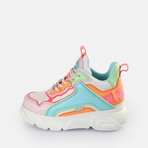 CLD Chai Sneakers Low vegan, neon multicolour  