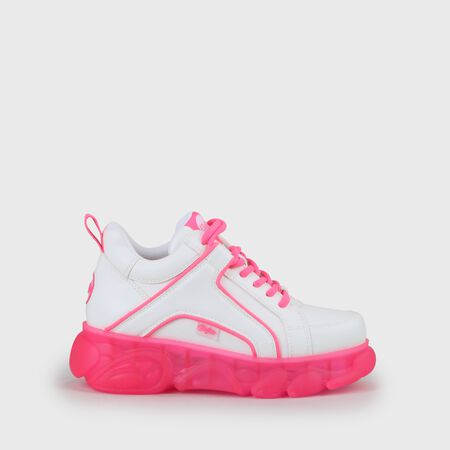 CLD Corin Sneakers vegan, blanc/rose fluo