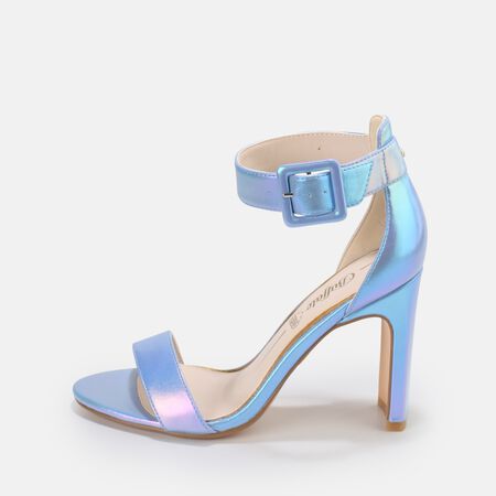 Jean Ankle sandales véganes, bleu