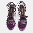 Serena Infinity sandales talon haut véganes, violet