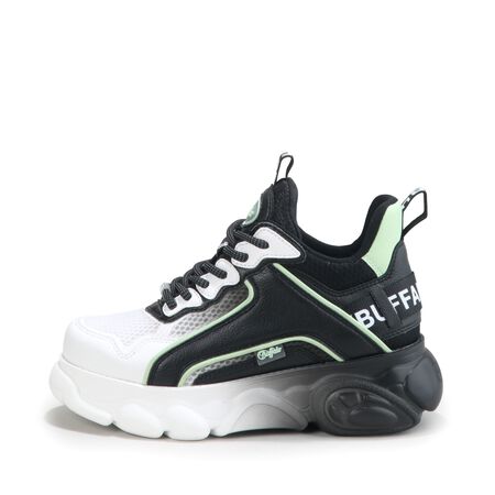 CLD Chai Men Sneaker vegan, black/white/green