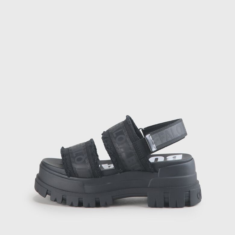 Order ASPHA platform sandal, black|Aspha BUFFALO®