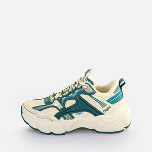 CLD Run Jog Sneakers Low vegan, cream/green  