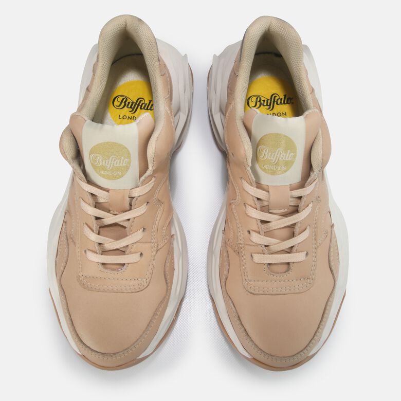 Eyza P Sneaker Low Calf Leather, beige