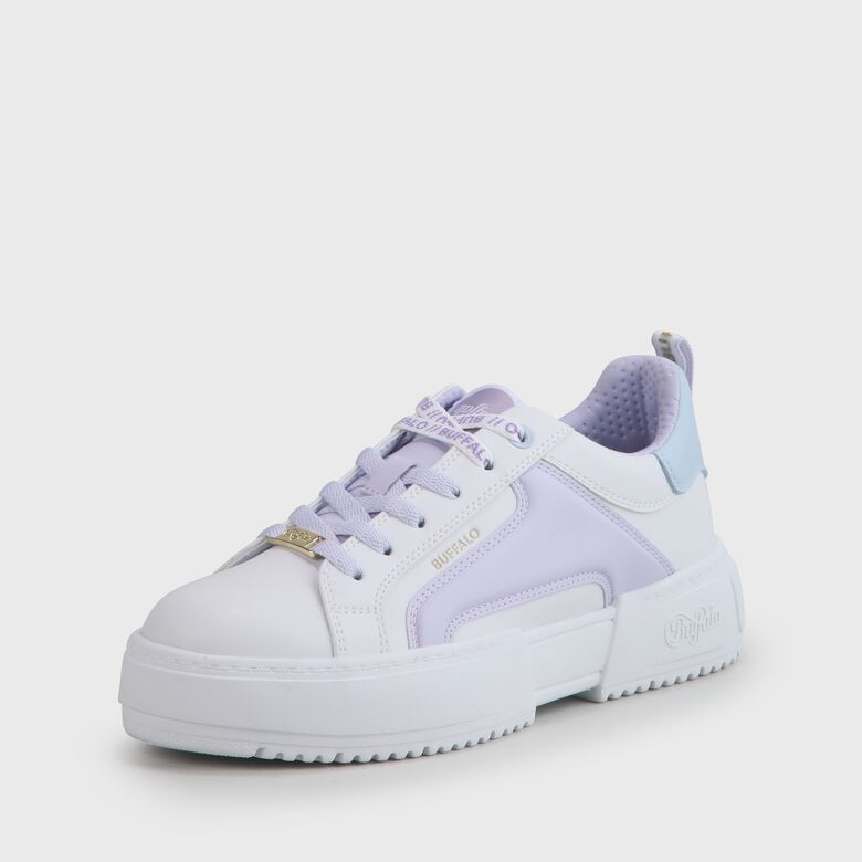 RSE V1 vegan sneakers, white/purple