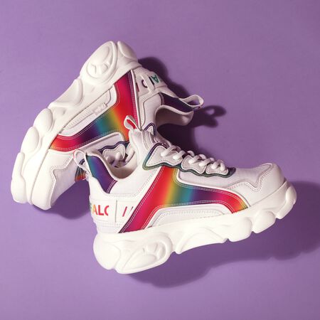 CLD Chai Sneaker Low vegan, weiß/rainbow  