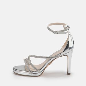 Serena Shine heeled Sandal, white