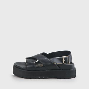 Romy vegan sandals, black