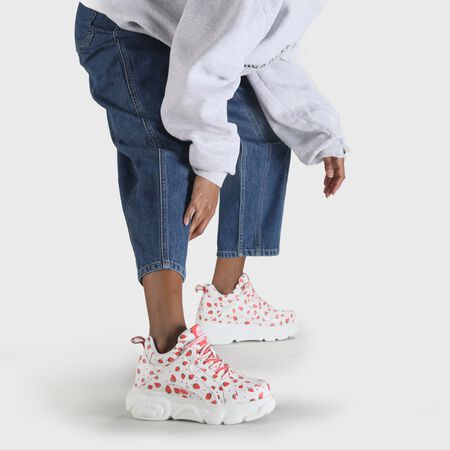 CLD Corin sneakers vegan, blanc/fraises