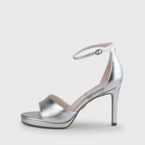 Ronja high-heeled sandal vegan, silver