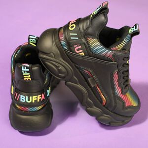 CLD Chai Sneaker Low vegan, schwarz/rainbow  