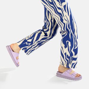 Eve Sol platform sandals vegan, lavender