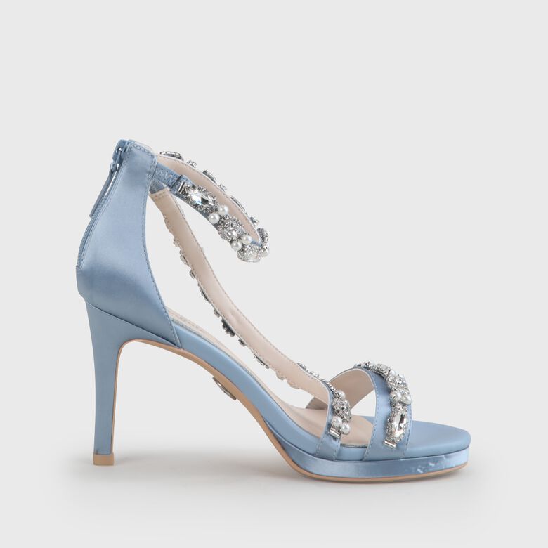 Anna Ankle-Strap Sandal, light blue