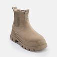 Aspha Chelsea vegan ankle boots, taupe