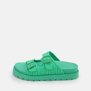 Eve Sol platform sandals vegan, green