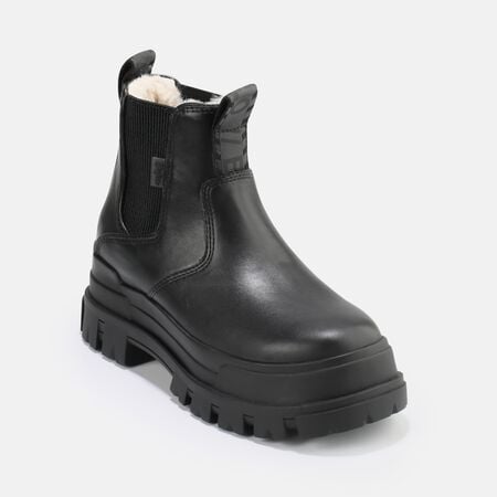 Aspha Chelsea vegan ankle boots, black