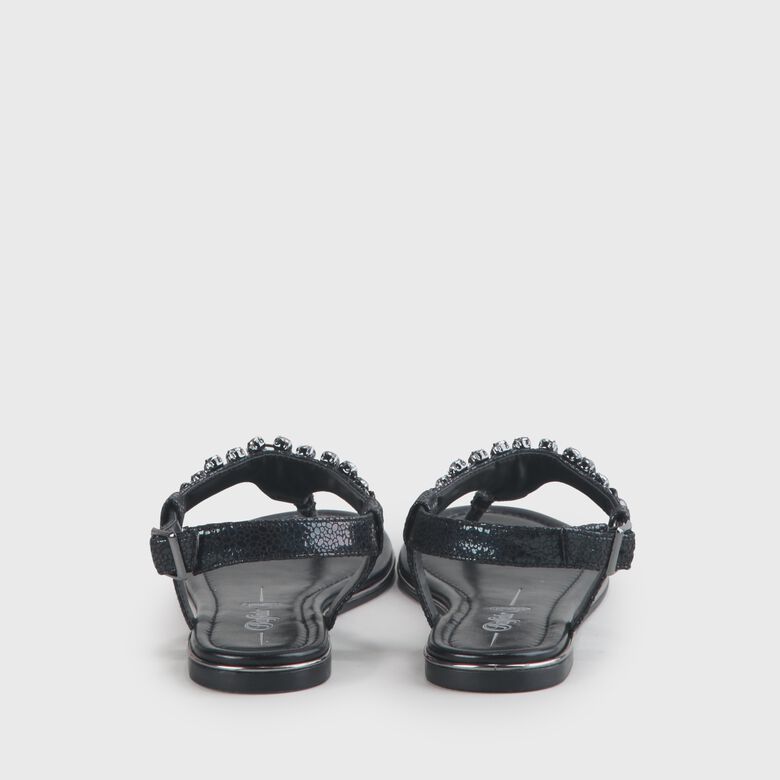 Rella vegan sandals, black
